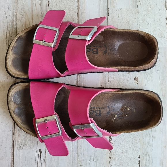 Betula by Birkenstock Hot Pink Arizona Sandals - Picture 2 of 8